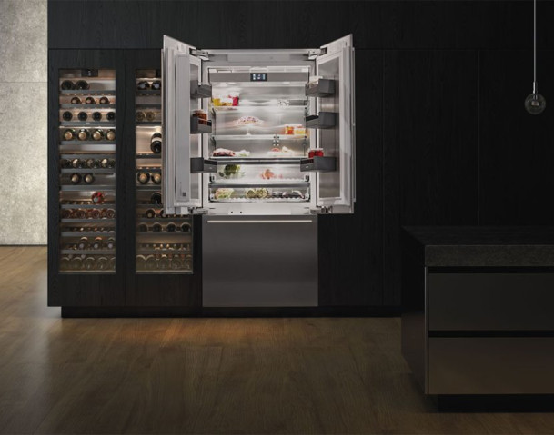 Fridge and Wine Cabinet