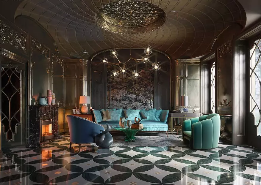 PHONG CÁCH NGHỆ THUẬT TRANG TRÍ NỘI THẤT ART NOUVEAU